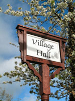 Village Hall Sign