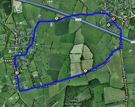 Barby Kilsby Circular Route